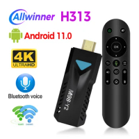 Salange M98-Y2 TV Stick Android 11 4K TV Box 2.4G 5G Dual Wifi TV Box Allwinner H313 Media Player TV Receiver Set Top Box