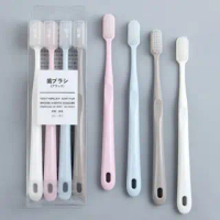 4pc Japan Toothbrush Anti Bacteria Soft Hair Toothbrush Ultra Fine Soft Bathroom Ultra fine Soft Ora