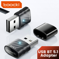 Toocki USB Bluetooh 5.1 Adapter Dongle For PC Speaker Wireless Mouse Keyboard Music Audio Receiver Transmitter Bluetooth