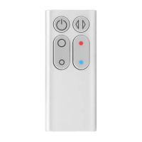 Replacement AM04 AM05 Remote Control for Dyson Fan Heater Models AM04 AM05 Remote Control(Silver)