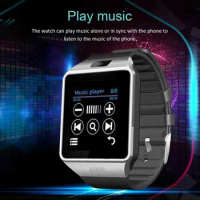 2022 New Digital Touch Screen Smart Watch DZ09 Q18 with Camera Bluetooth Watch SIM Card for iOS Android Phone Bracelet Fashion