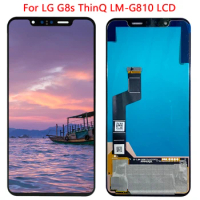 NEW 6.21'' LM-G810 LCD For LG G8S LCD Display Touch Screen With frame Digitizer Assembly For LG G8S ThinQ LM-G810 LCD Repair