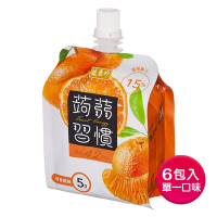 盛香珍 蒟蒻習慣(蜜柑口味)180gX6包入