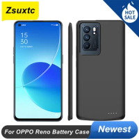 10000Mah Battery Charger Case For OPPO Reno6 Reno5 Pro Reno4 SE Reno3 Reno2 Reno RenoZ Reno Ace Reno 6 5 4 3 2 Power Case Cover