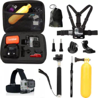 For insta 360 ace pro zhij go pro / dji action camera accessory kit buoyancy bar headband selfie stick set