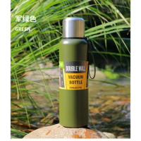 Large Capacity All Steel 304 Stainless Steel Double Cover Portable Outdoor Filter Tea Making Travel Insulation Water Cup