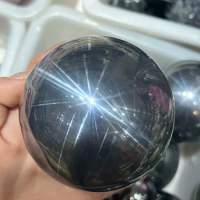Natural Terahertz Sphere Crystal Ball High Vibration Energy Gemstone For FengShui Meditation Chakra Home Decor Gift Healing