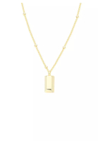 ZITIQUE Women's Simple Bar Necklace - Gold