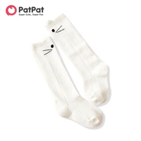 PatPat Children's Socks Cotton Baby Over-the-knee Socks Three-Dimensional Animal Socks Lovely Cat Design Stockings for Baby Girl