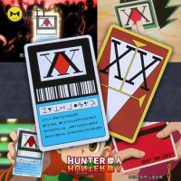 Hunter x Hunter License Card GING FREECSS Cosplay Japan Anime Hisoka Kurapika Killua Zoldyck PVC Cards Collection Costume Props