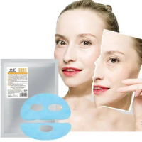 Nano Collagen Film Paper Soluble Facial Mask Cloth Cheek Collagen Film Cloth Soluble in Water Forehead Film Paper 5 bags