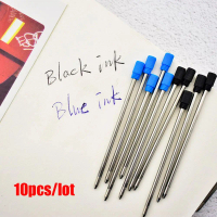 OfficeTik39 10 pcs / lot 0.5mm Panas Pejabat Bekalan Menulis Logam Penambahan Pen Ballpoint Mentega