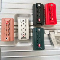 (COD) Luggage lock 065c small long lock for suitcases, three-hole and four-hole models, 1.9 combinat