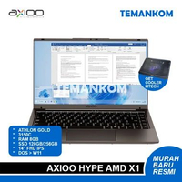 Axioo Hype AMD X1 8/256 DOS Laptop Murah 8GB 256GB notebook 14 FHD Netbook lokal GARANSI RESMI Brown