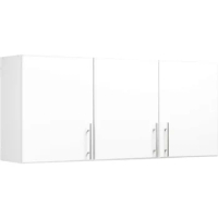 3-Door Wall Cabinet/Pantry Storage Cabinet | White Closet Closet for Clothes Organizer Wardrobe Home Furniture Open Closets Room