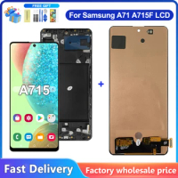 For Samsung A71 A715 LCD Display Touch Screen Digitizer Assembly Replacement For Samsung A71 Display A715 A715F A715FD