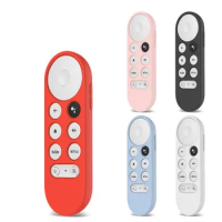 White/Pink/Red/Blue/Black OPtional Silicone Case Protective Cover Shell For Google Chromecast TV 2020 Voice Remote