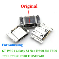 5-20pcs For Samsung GT-I9301 Galaxy S3 Neo i9300 SM-T800 T700 T705C P600 T805C P601 Micro usb Connector Dock Charging Port