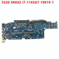 For DELL Latitude 5520 Precision 3560 Laptop Motherboard 19819-1 CN-073T17 073T17 73T17 SRK02 i7-1165G7 100% Fully Tested