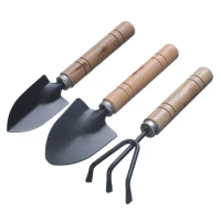 3PCs/Set Mini Shovel Rake Spade Planting Tools Combination Home Gardening Tool Set Balcony Home-grown Digging Suits Bonsai Tools