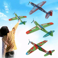 Mainan Pesawat Terbang Glider Mini Bahan Busa Untuk Edukasi Anak/ Puzle/2pcs