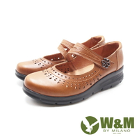 W&amp;M(女)日系風格厚底增高娃娃鞋 女鞋－棕(另有黑)