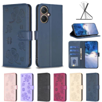 Wallet Flip Case Cover For VIVO Y36 Y27 Y02 Y22s Y35 Y02s Y15s 4G VIVOY36 Y 36 27 3D Lucky Grass Protect Phone Cases Card Slot