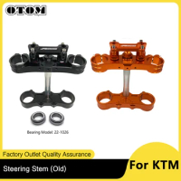 OTOM Motorbike Triple Tree Clamp Steering Stem With Bar Mount For KTM SX SXF XCF XCW XCFW EXC 125 150 250 450 525 530 2000-2014