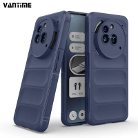 Vantime for Nothing Phone (3a) Pro Soft Case Lens Protect Microfiber Lining Shockproof Back Cover