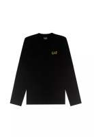 Emporio Armani 男士純棉彈力修身長袖圓領健身訓練T恤8NPT28 PJVQZ