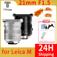 TTArtisan 21mm F1.5 Full Frame Wide Angle Lens for Leica M-Mount Cameras Leica M-M240 M3 M6 M7 M8 M9 M9p M10 Camera Lens
