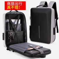 New business hard shell backpack 15.6-inch laptop bag password men's leisure outdoor backpack laptop bag for women laptop case