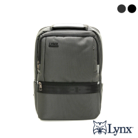 Lynx 美國山貓商務1680D彈道尼龍硬挺17吋機能帥氣後背包-共2色
