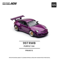 POP RACE PR64-015 Porsche 997 RWB Purple ENIGMA Exclusive Edition