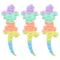 Gecko Suction Cup Toy Squidops Antistress Fidget Toys Squishy Silicone Stress Reliever Sensory Squeeze Toys for Children Kids