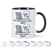 Funny Software Engineer Mug Coffee Tea Cup for Programmer Software Engineer Coding IT Gift Ceramic Home Office Mug Unique Gifts