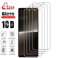 4Pcs Tempered Glass For Sony Xperia 1 V 6.5" 2023 Sony Xperia 1 IV 1V XQ-DQ44 Screen Protector Protective Glass Film 9H
