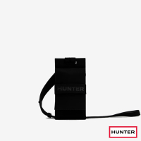 HUNTER - Refined粗針縫帆布手機包-黑色