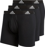 Adidas 男彈力四角內褲(3件)