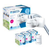 【BRITA】官方直營 ON TAP 4重微濾龍頭式淨水器+3入微濾濾芯(共1機4芯)