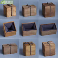 小木盒包裝盒訂製訂做禮物盒空盒子桐木質禮品盒建盞紫砂壺收納盒