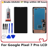 AMOLED100% tested For Google Pixel 7 Pro GP4BC, GE2AE Lcd Display Digital Touch Screen with Frame for Google Pixel7 Pro Screen