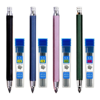 【HOT pencil】 5.6mm Metal Mechanical Pencil 2B/4B/6B/8B Pencil Refill Art Painting Drawing Writing To