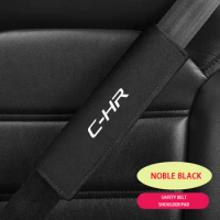 Car Styling Seat Belt Cover Suede Seatbelt Shoulder Strap Protector Pads For Toyota CH-R CHR car Accessories