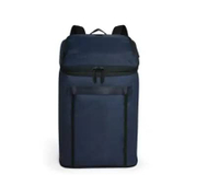 TUMI Alpha Bravo Packable Backpack Bag - Tas Ransel - Navy