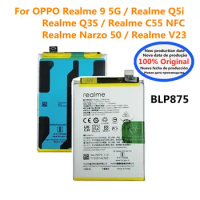 5000mAh BLP875 For OPPO Realme 9 5G / Realme Q5i / Realme Q3S / Realme C55 NFC / Realme Narzo 50 / Realme V23 Phone Battery
