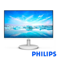 PHILIPS 241V8W 24型 IPS FHD 窄邊框電腦螢幕(4ms/HDMI/抗藍光/零閃屏/摩登白)