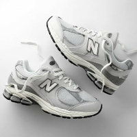 【滿千折百】NEW BALANCE 慢跑鞋 NB2002 白灰 皮革 復古 情侶鞋 男女 M2002RPP