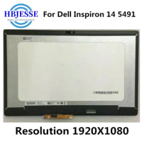 Original 14" For Dell Inspiron 14 5491 1920*1080 FHD LCD Touch Screen Digitizer Replacement Assembly