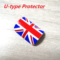 For Brompton Folding Bike U-Type Protector Aluminum Alloy Protective Stickers Bicycle Frame Protection Shell
